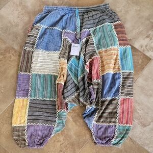 NEW Patchwork Harem Pants